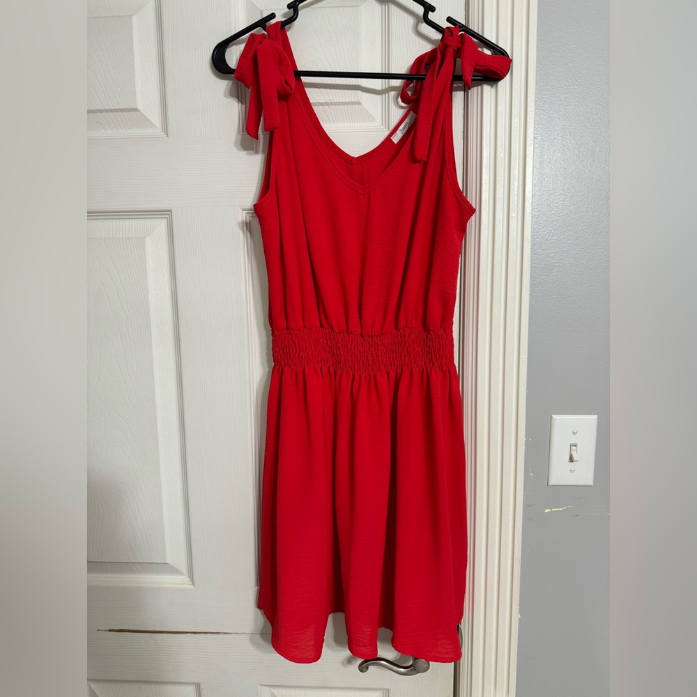 Red sundress